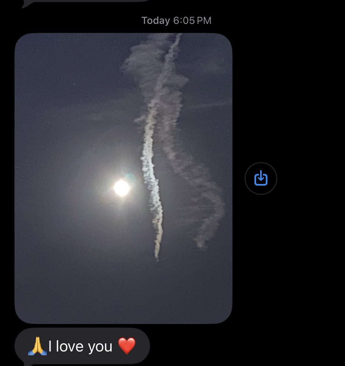 Mom never fails on the full moon.