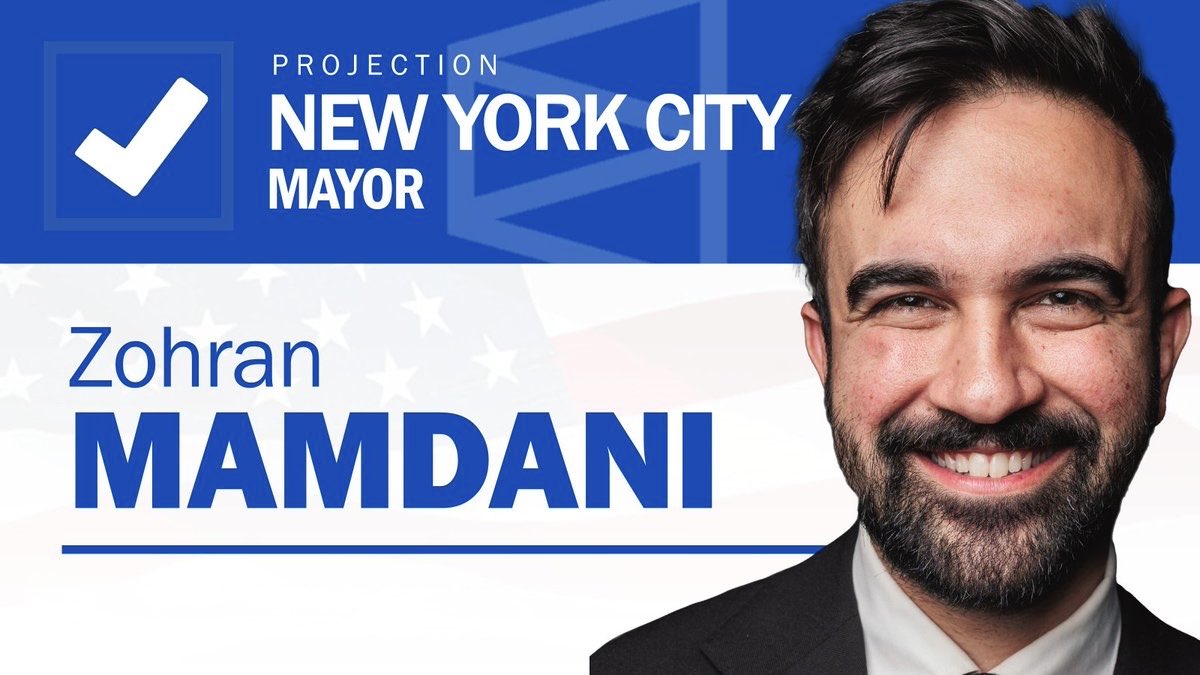 ProudSocialist's tweet image. BREAKING: Zohran Mamdani has done it. He is projected to beat Cuomo a 2nd time &amp;amp; will be NYC’s next mayor. Enjoy this victory New York then hold him to his promises. It doesn’t serve the people to put any politician on a pedestal especially one that belongs to a capitalist party.