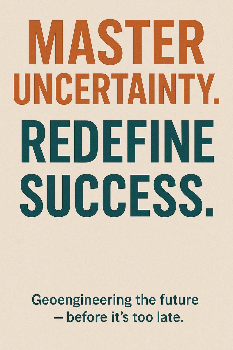 AeknathMishra's tweet image. Book - “The Art of Uncertainty” by David Spiegelhalter
Turn chaos into clarity.
David Spiegelhalter helps readers embrace chance, risk, and luck — mastering decision-making through data-driven thinking and resilience.
#DecisionScience #RiskManagement
@Cambridge_Uni 
@HarvardBiz