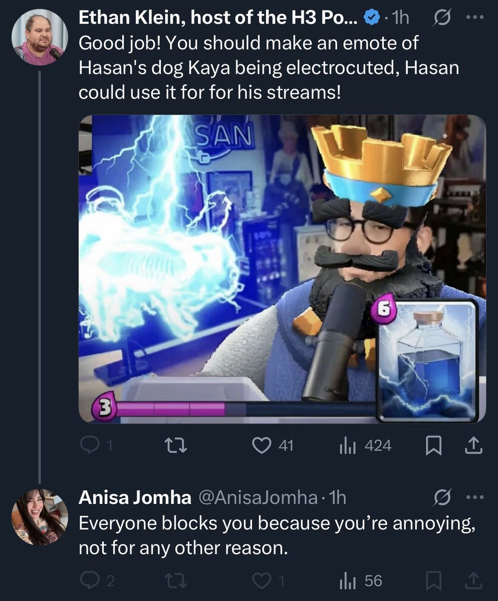 Blocked for being annoying @anisajomha? That’s like saying Jesus was crucified for being a criminal. But he and I have 2 things in common: we preach the truth and forgive sinners. I forgive you for blocking me a second time. But I can’t forgive you for not laughing at my joke.