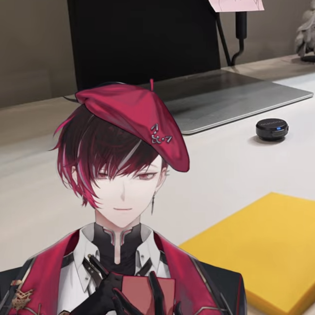 VeiVeiClips's tweet image. artist kaichou and his cute beret #LiVermillion