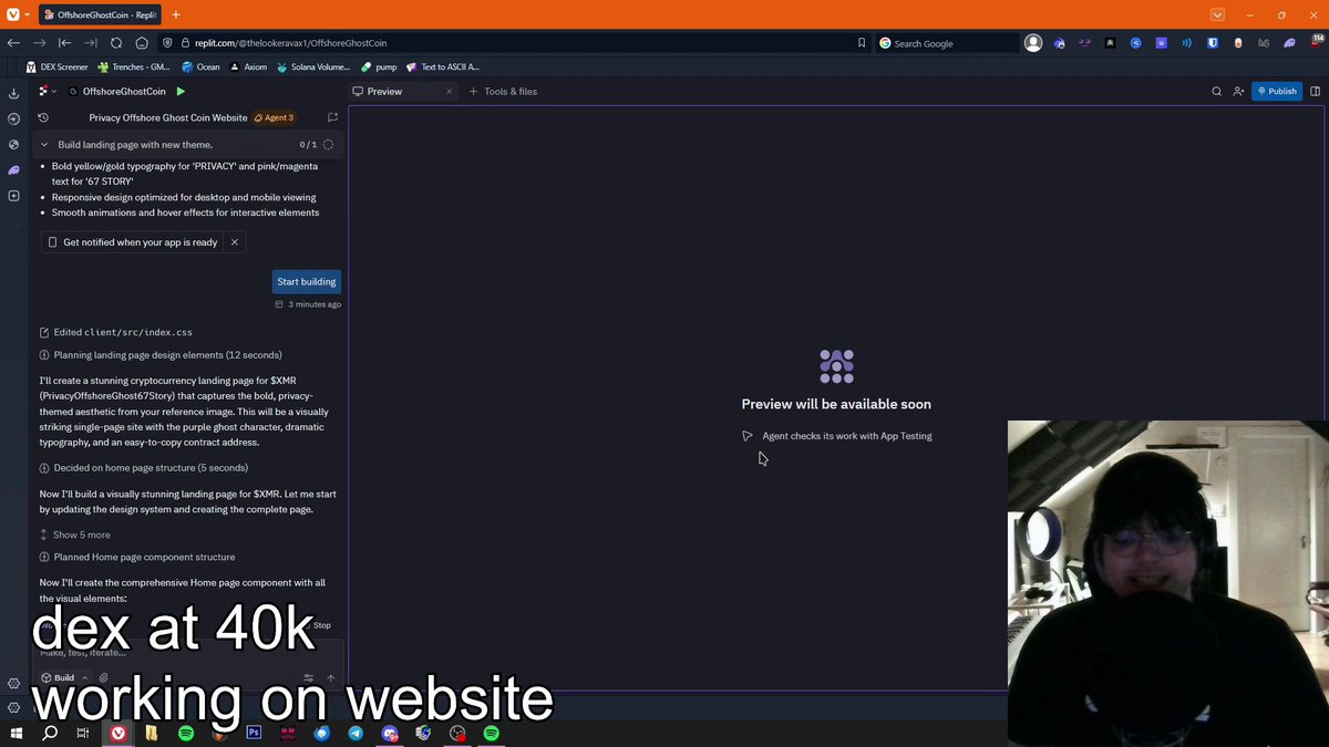 PumpMod_bot's tweet image. 🚨 $PUMPMOD is now Moderating: PrivacyOffshoreGhost67Story $XMR 🔥
👤 Creator: @76seventysix67 | 👀 Viewers: 145 | 💰 MC: $16.5k

🎥 Join the livestream 👉 pump.fun/coin/5fNhkcGyo…
CA: 5fNhkcGyo7PvaRcUKu9qde9fC7S9vF74YR19Jh2ipump

#pumpfun #pumpfunlive @pumpmodlive @pumpdotfun