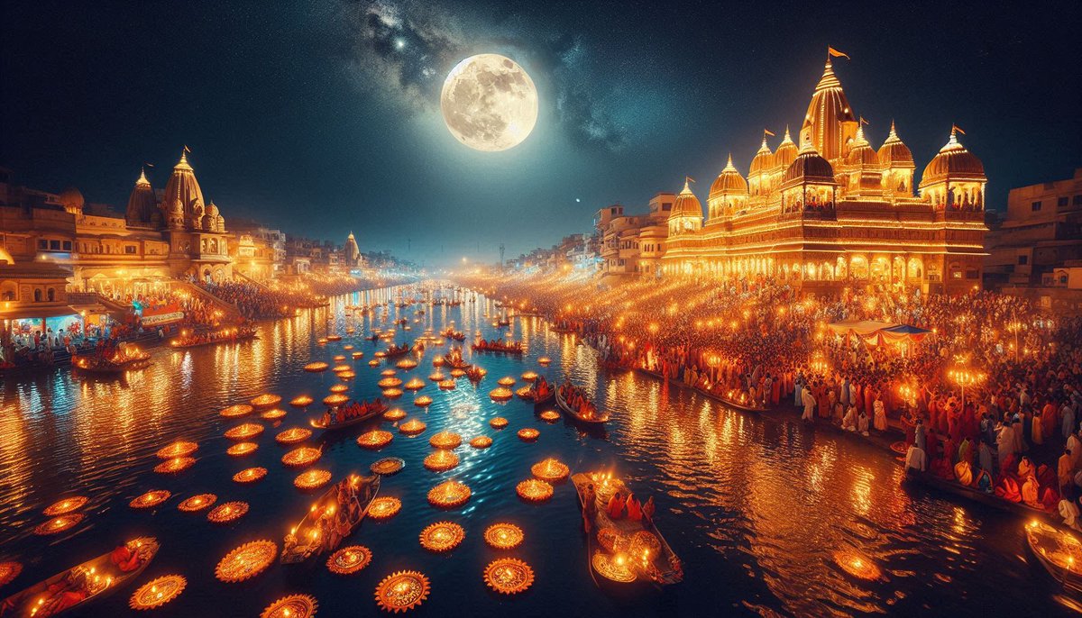 Lovaraju_Ai's tweet photo. Kartika Purnima 2025 – The Night of Divine Light and Devotion 🙏✨
#KartikaPurnima #KartikPurnima2025 #FestivalOfLights #HolyRiver #DivineGlow #FullMoonBlessings #SpiritualIndia #DevotionAndFaith #SacredNight #PurnimaVibes #IndianCulture #TempleLights https://t.co/dDYnd9Uefx