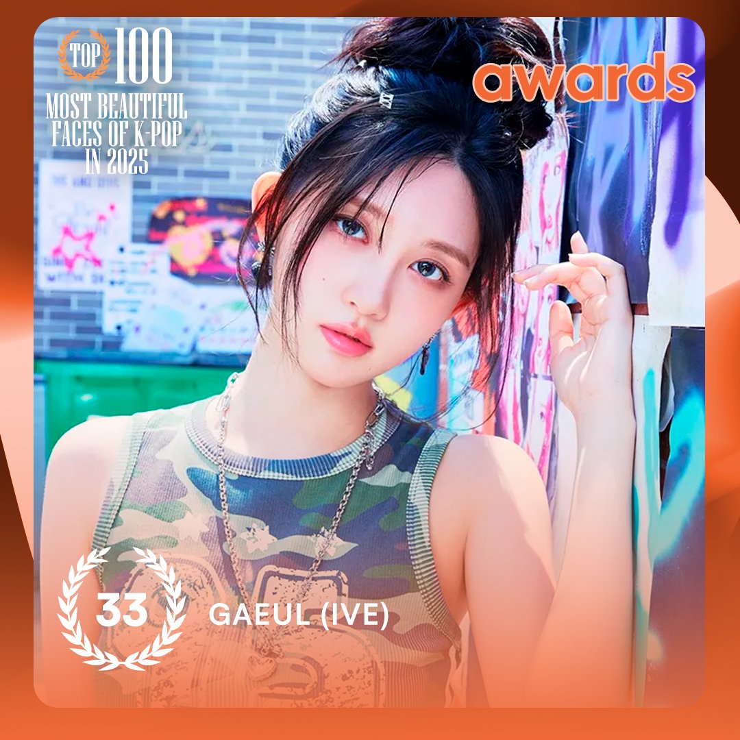 TOP 100 – Most Beautiful Faces Of K-POP in 2025

#33 GAEUL (IVE)

Congratulations! 🎉