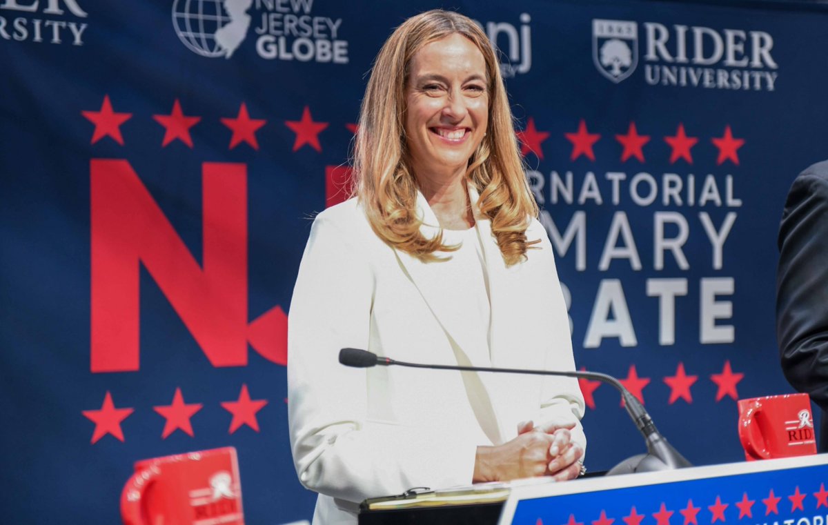wildstein's tweet photo. ☑️Democrat Mikie Sherrill has been elected the 57th Governor of New Jersey. https://t.co/kWyqyT8dwc