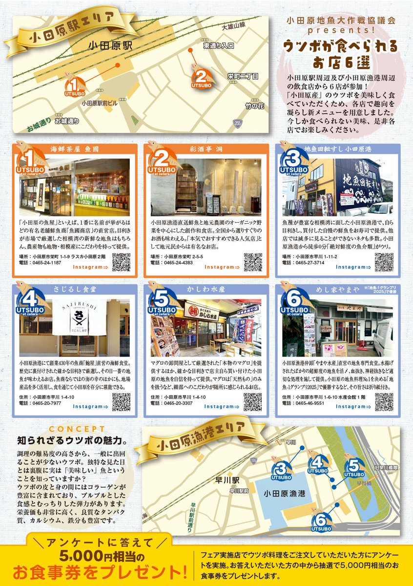 JSFOOD's tweet image. 顔は怖いが味は美味✨

小田原沿岸で採れたウツボを味わう「おだわらウツボフェア」が開催！
市内の各飲食店で個性豊かにアレンジしたウツボ料理を提供！
弊社では「地魚回転すし 小田原港」で料理を提供！

【期間】
令和７年11月17日～30日

ぜひ、この機会にウツボの魅力を感じてみてください！