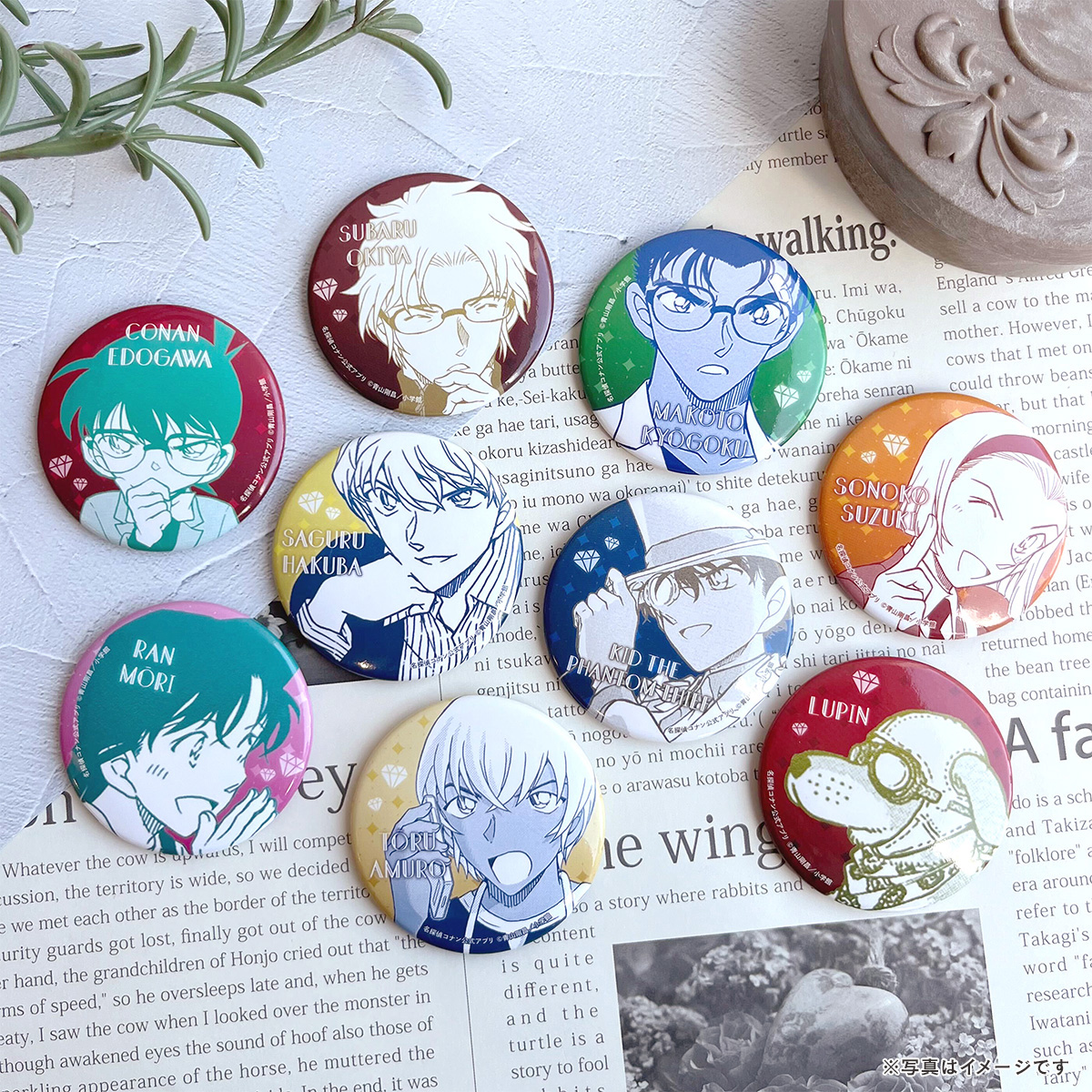 コナンランド グッズ販売情報📢 ／ #名探偵コナン公式アプリ 缶バッジ