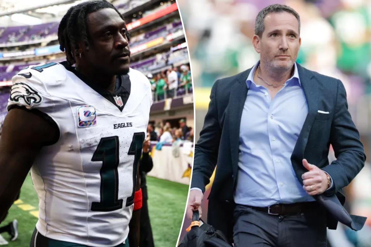 Howie Roseman explains why Eagles kept A.J. Brown at trade deadline trib.al/rYrQU9m