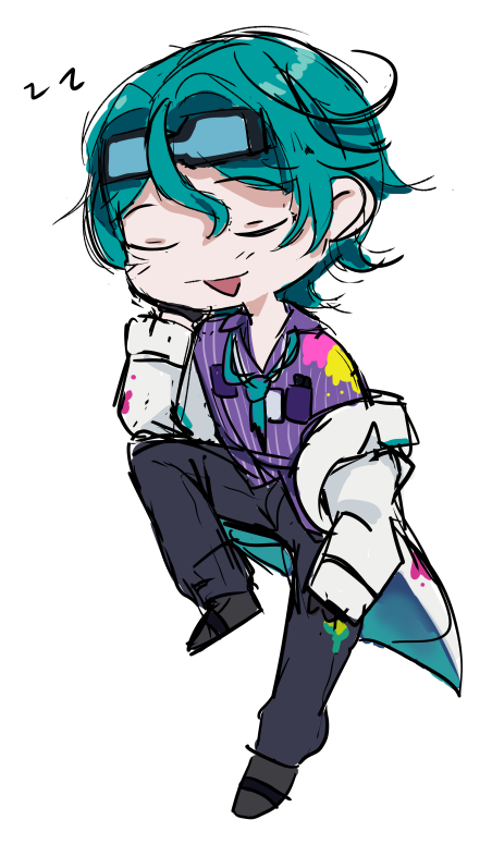Quick little doodle of a sleepy boy. (￣o￣) . z Z

⌊ #digitalart #EliasDrawborne #vtuber #fanart #Chibi⌋
