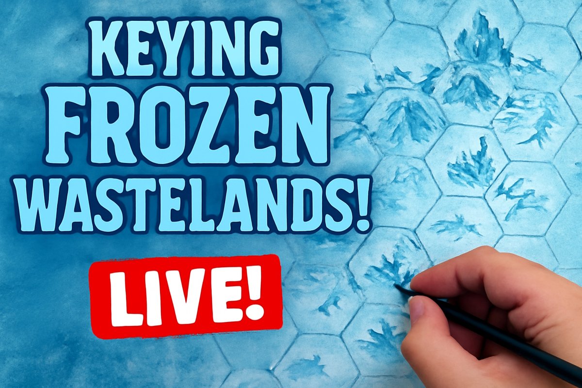 RedRaggedFiend's tweet photo. Streaming Arctic hex map POI stocking on YouTube! 
https://t.co/IRjL2BfmVT https://t.co/z6tvfCWkoB