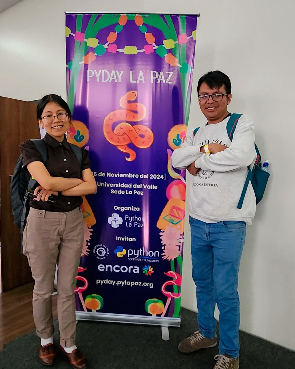 pydaylapaz's tweet image. 🎉 Gracias Paola Daniela Chambilla Condori por compartir tu experiencia en el #PyDayLaPaz2024
Tu charla fue una dosis de inspiración para toda la comunidad pythonista 🙌🐍