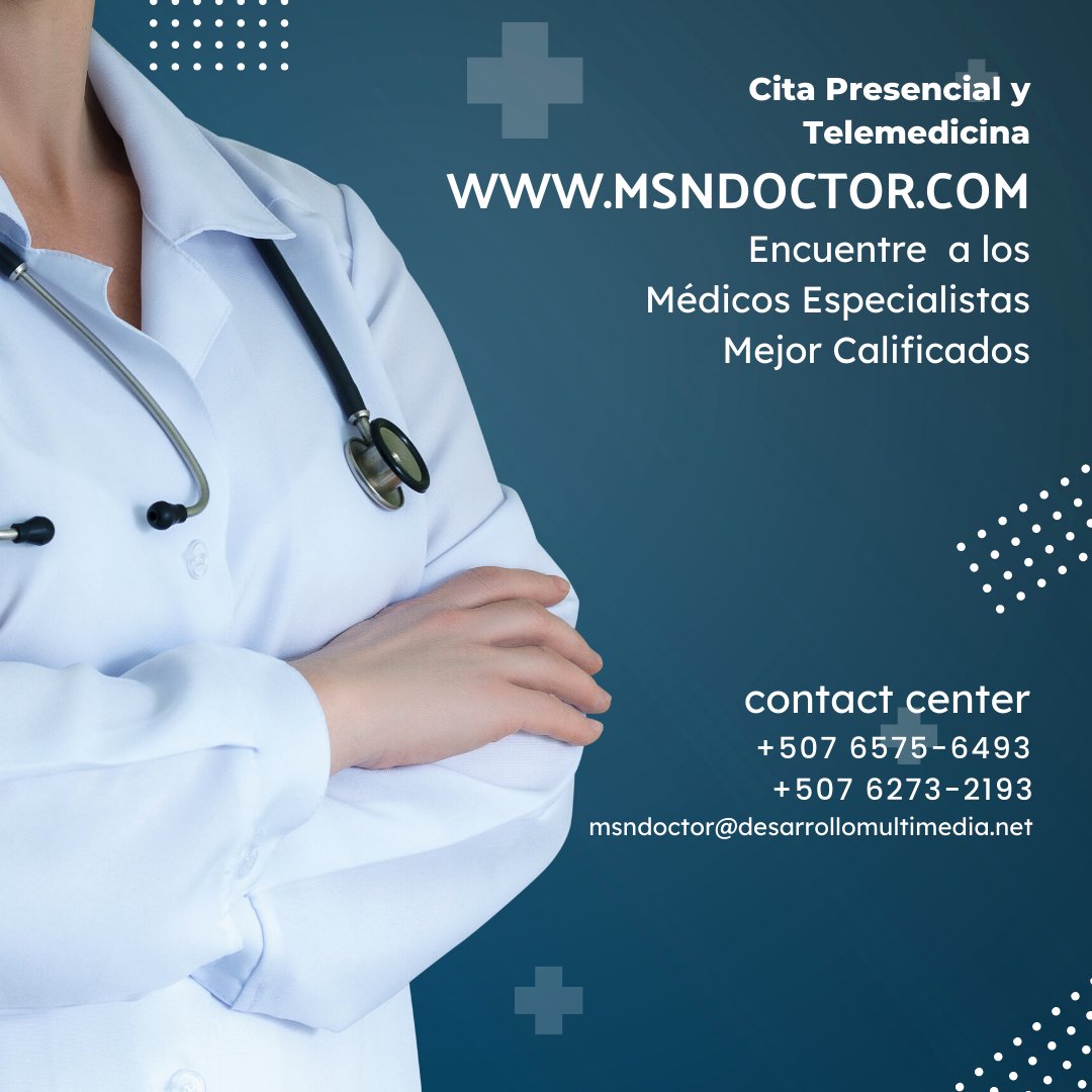 📞 Contacto médico inmediato: +507 6575-6493
🩺 Especialistas certificados
🏥 Clínicas &amp; centros especializados
💻 Telemedicina y citas presenciales
⚙️ Herramientas médicas avanzadas
Agenda aquí 👉 msndoctor.com
#MedTech #Healthcare