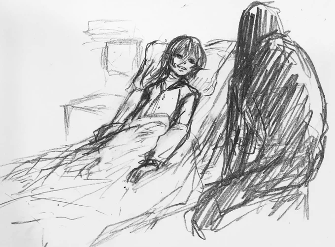 落書き  #イラスト 
病院にて的な… 