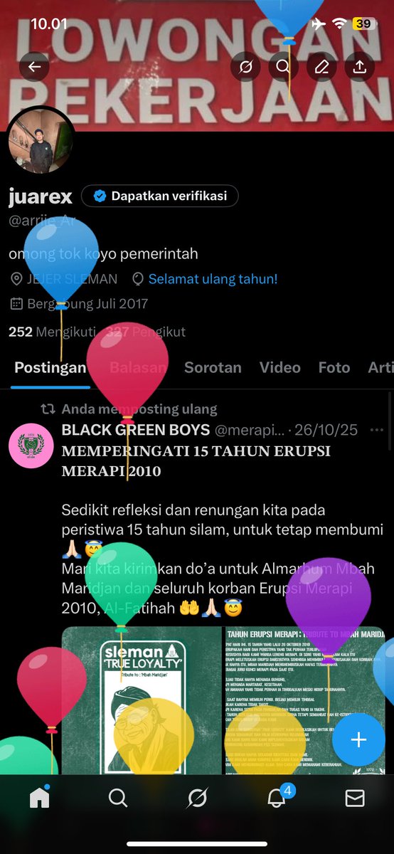 arriie_Ar's tweet photo. wes suwe rametu balone https://t.co/aLtKqS3h9r