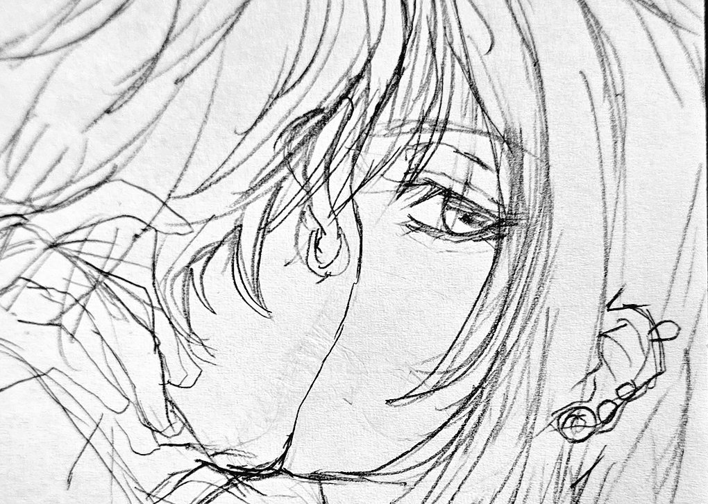 En0216's tweet photo. 減るもんじゃなし。
#アナログ画 https://t.co/YHfLRPx2Cx