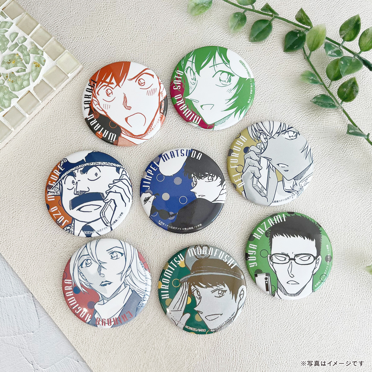 コナンランド グッズ販売情報📢 ／ #名探偵コナン公式アプリ 缶バッジ