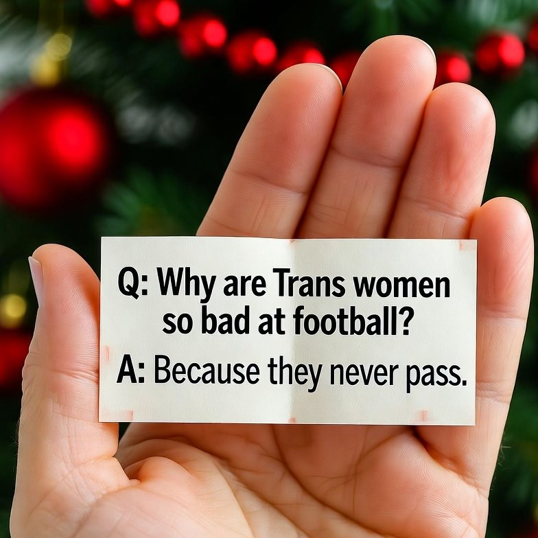 There's not one bloke in women's sport here in Australia that passes.