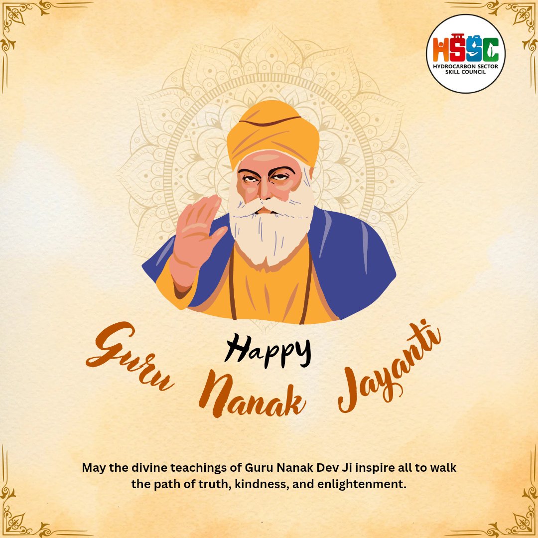 🌼 Greetings on #GuruNanakJayanti (#PrakashPurab)! 🌼

Honouring the divine teachings of Guru Nanak Dev Ji, who inspired the world with truth, compassion, and equality.
May His wisdom continue to guide humanity towards peace and harmony.

Wishing everyone a blessed #Gurpurab!