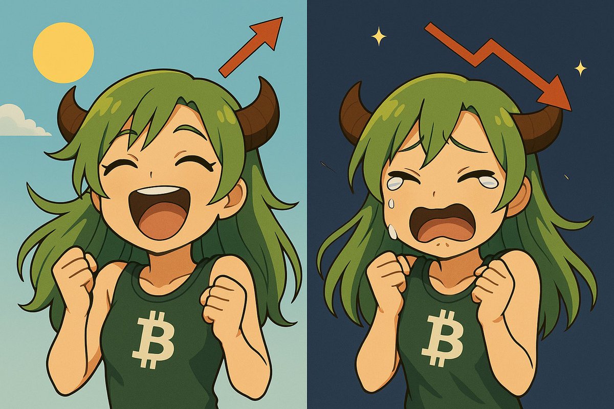 BTCが10万ドル行った時の反応
←初めて到達し時
→今回の暴落

こうも雰囲気違うのね…