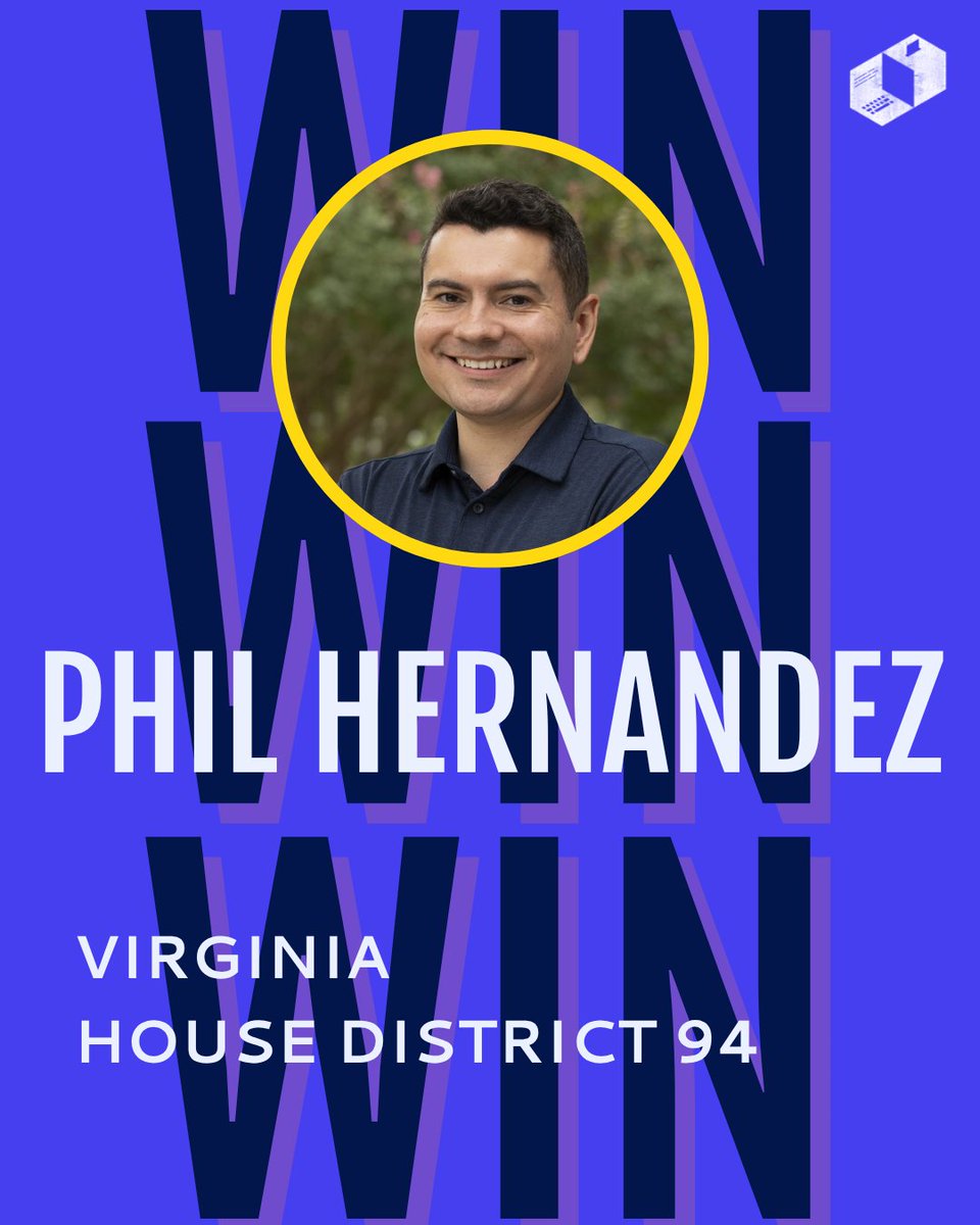Tech4Campaigns's tweet image. 🎉Big Win! We&apos;re thrilled to announce that incumbent Delegate Phil Hernandez has won the race for Virginia House of Delegates District 94! Looking forward to the positive change you bring to your constituents!
