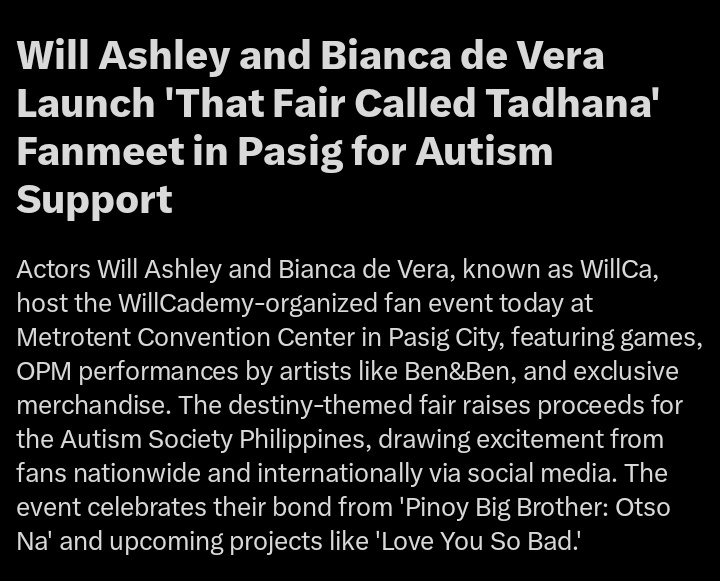 tinetina07's tweet photo. Truly a fandom with a purpose. 
WillCa fandom breaking the norms of a fanmeet. 
Never beating the creative fandom allegations. 

#ThatFairCalledTadhana
#ThatPairCalledWILLCA https://t.co/KuzIodDvFw