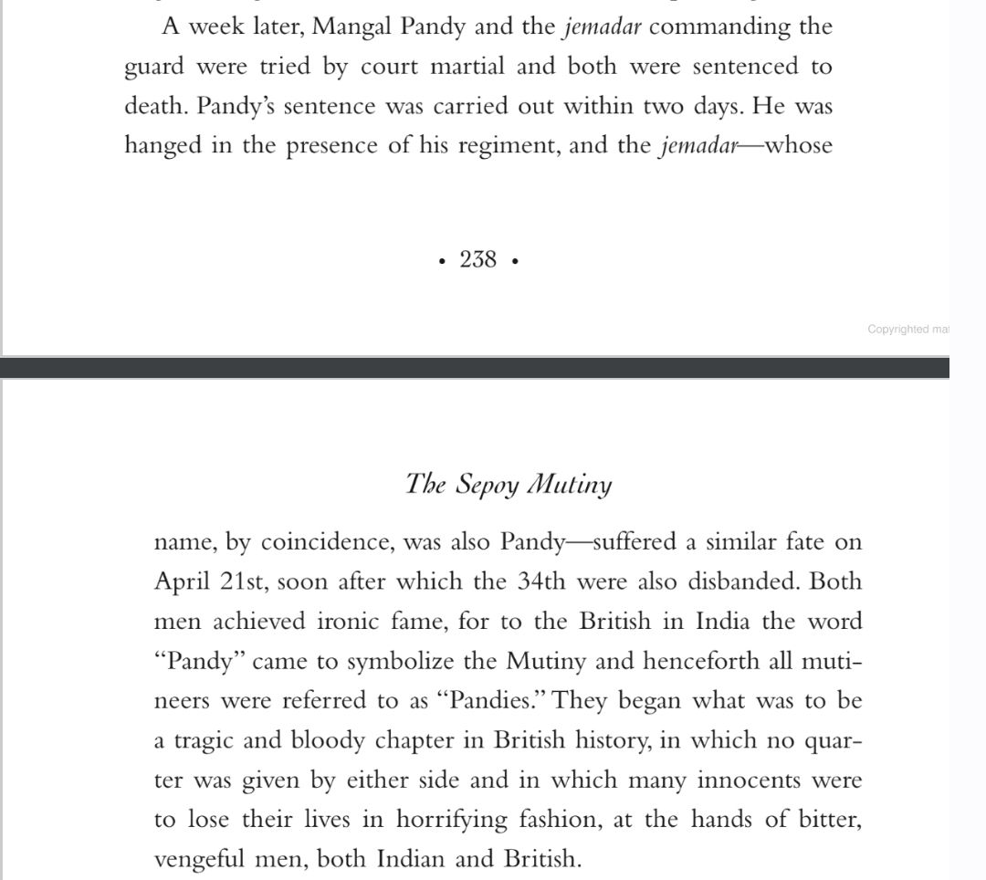 brahmanLEGACY's tweet image. Surname so strong they refer to every mutineer in 1857 with it.

#Pande #Pandey