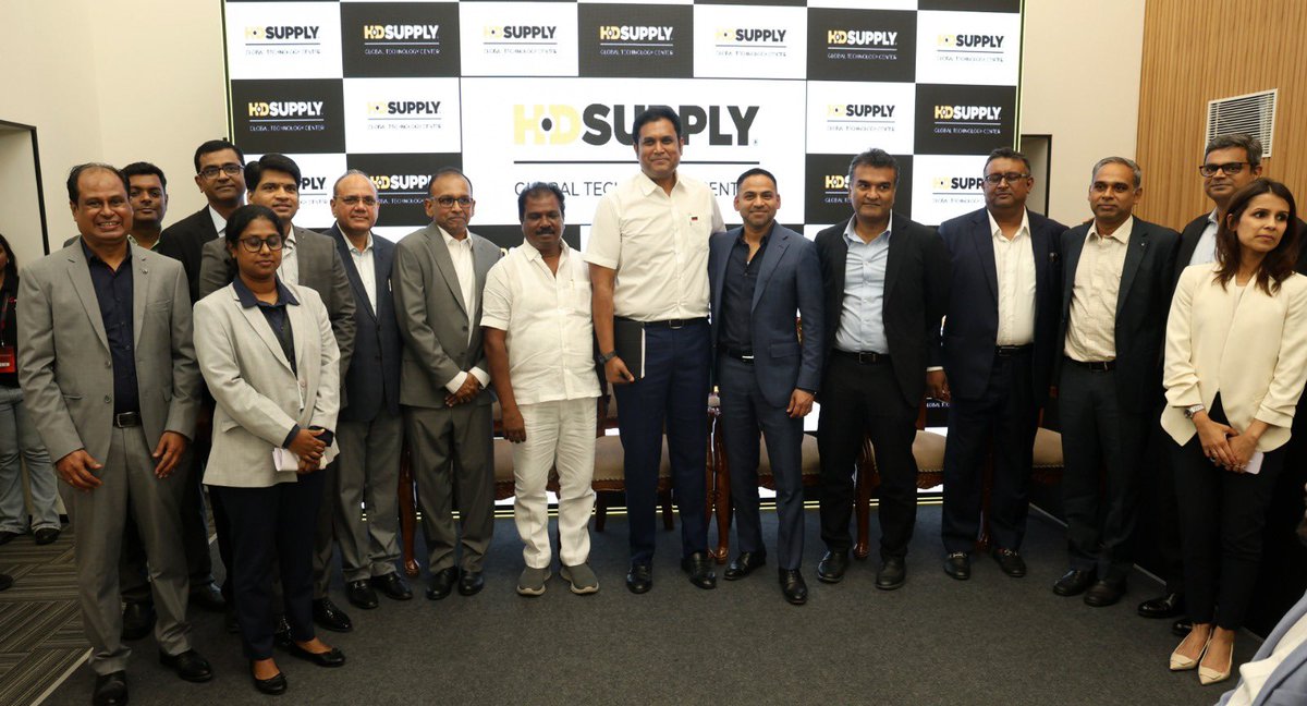 Guidance_TN's tweet image. Welcome #HDSupply Global Technology Center (GTC) to Chennai!

In the presence of Hon’ble Industries Minister @TNIndMin, @HDSupply, a global leader in maintenance, repair, and operations distribution, inaugurated its first India office in #Chennai.

The new GTC strengthens the