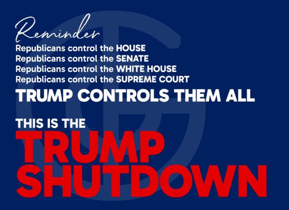 <a href="/MeidasTouch/">MeidasTouch</a> Oh, so he admits republicans and his sorry ass are responsible for the shut down.