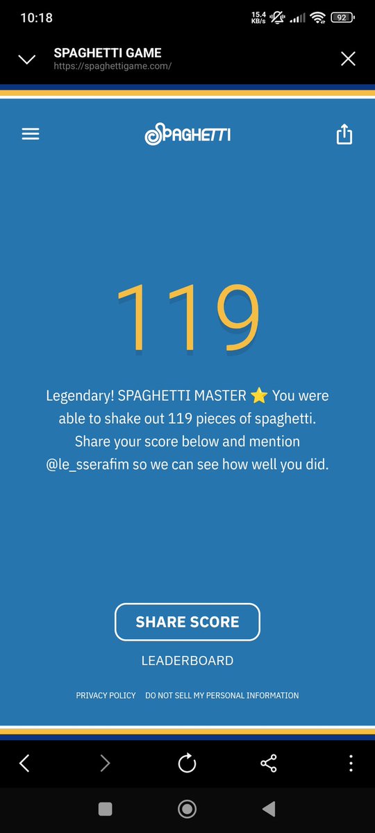 GrunkleSooooong's tweet image. เล่นจนเมื่อยมือ 🤣🍝
#spaghettigame
spaghettigame.com