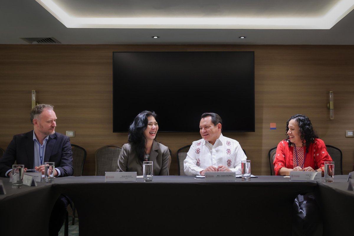 huachodiazmena's tweet photo. Inauguramos el 11º Diálogo Regional sobre Finanzas para la Biodiversidad de América Latina y el Caribe, un encuentro que reúne a más de 100 líderes y expertos de 28 países para compartir soluciones que impulsen un futuro sostenible.

Nos honra que este evento internacional se realice en nuestro estado, donde la innovación, la tradición y la naturaleza se unen.