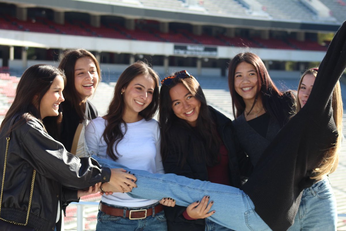 CavsConnect's tweet photo. Today was the second day of the Out of State college tour, where the class of 2027 visited University of Georgia and Clemson University. Students officially traveled to South Carolina! Tomorrow they will be visiting Wake Forest in North Carolina.#whygables https://t.co/9OoIxtvGPj