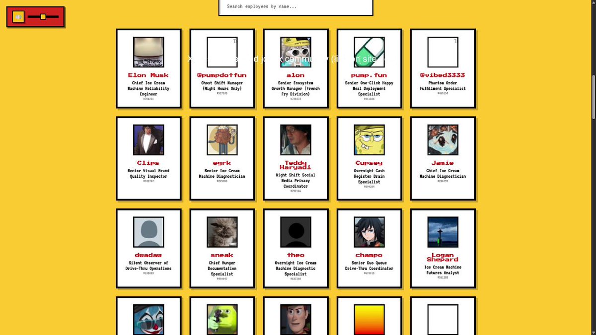 PumpMod_bot's tweet image. 🚨 $PUMPMOD is now Moderating: McDonalds.Fun $McDonalds 🔥
👤 Creator: @PumpMcDonalds | 👀 Viewers: 68 | 💰 MC: $14.4k

🎥 Join the livestream 👉 pump.fun/coin/CEfXFZdQM…
CA: CEfXFZdQMuH4QzcLHiDA4Y2a4UVQE1AYct1RgSyEpump

#pumpfun #pumpfunlive @pumpmodlive @pumpdotfun