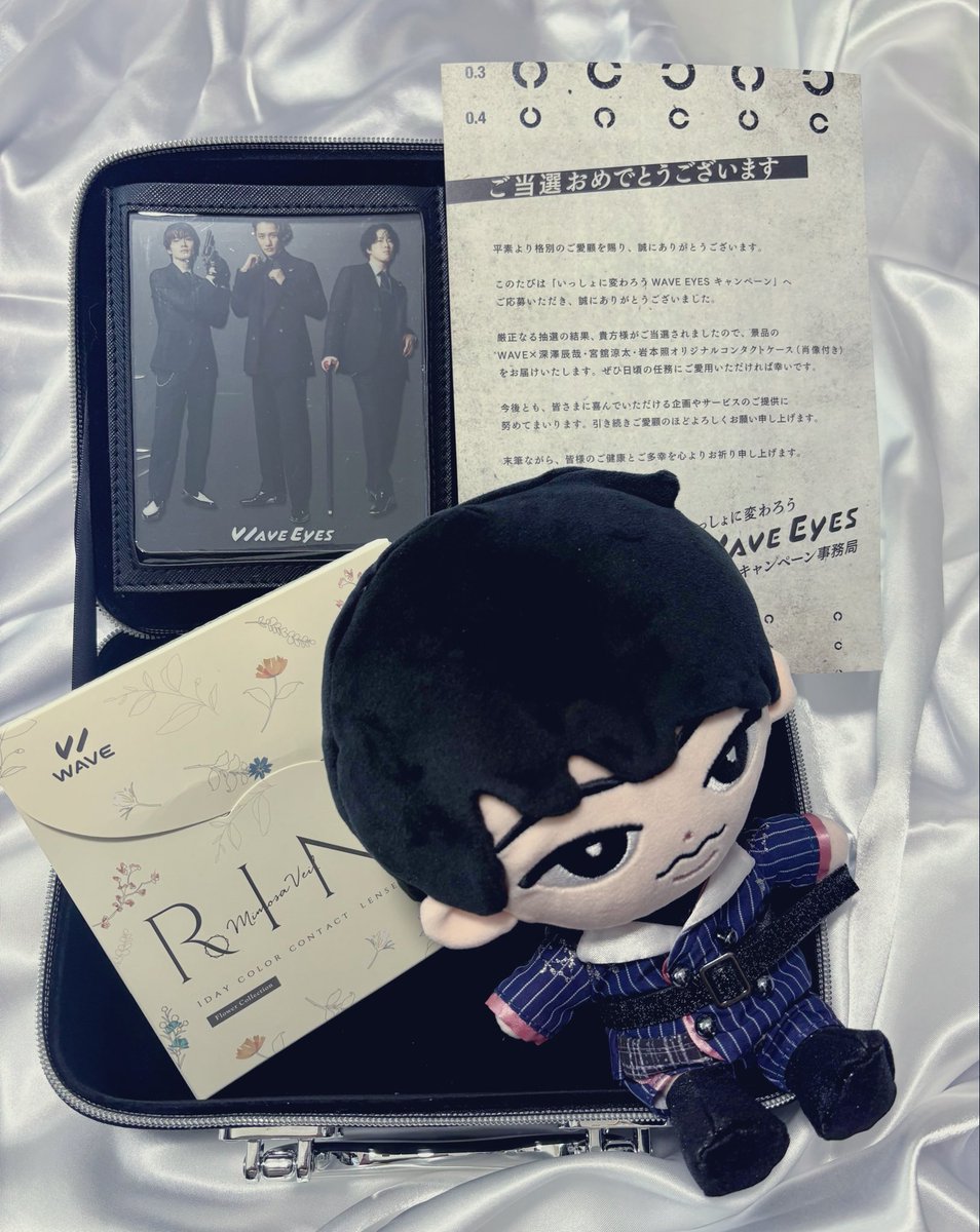 WAVE EYES オリジナルコンタクトケース Snow Man WAVEEYES