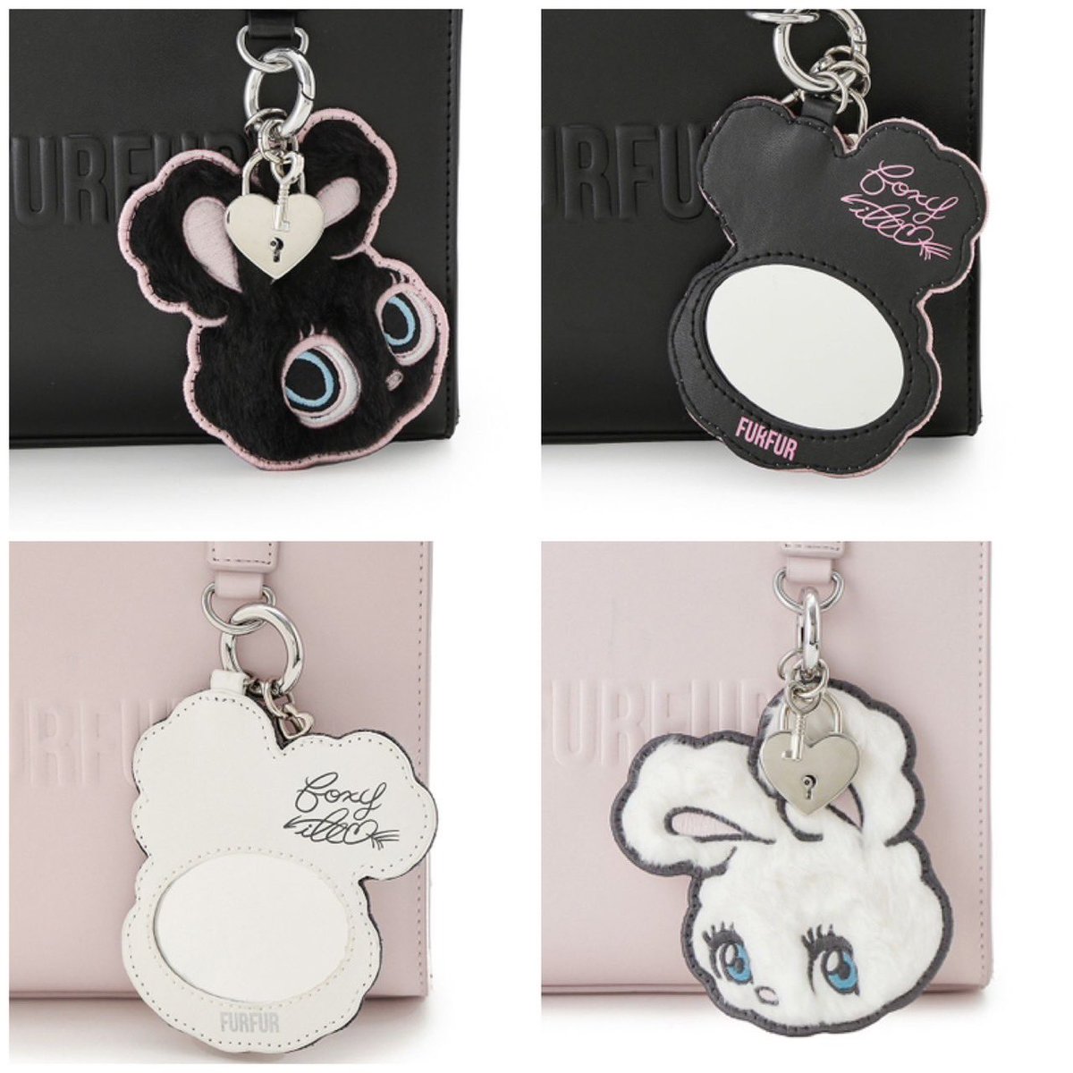 💫💘FURFUR×foxy illustrations💘💫 バッグに付いてるチャームのひみつ