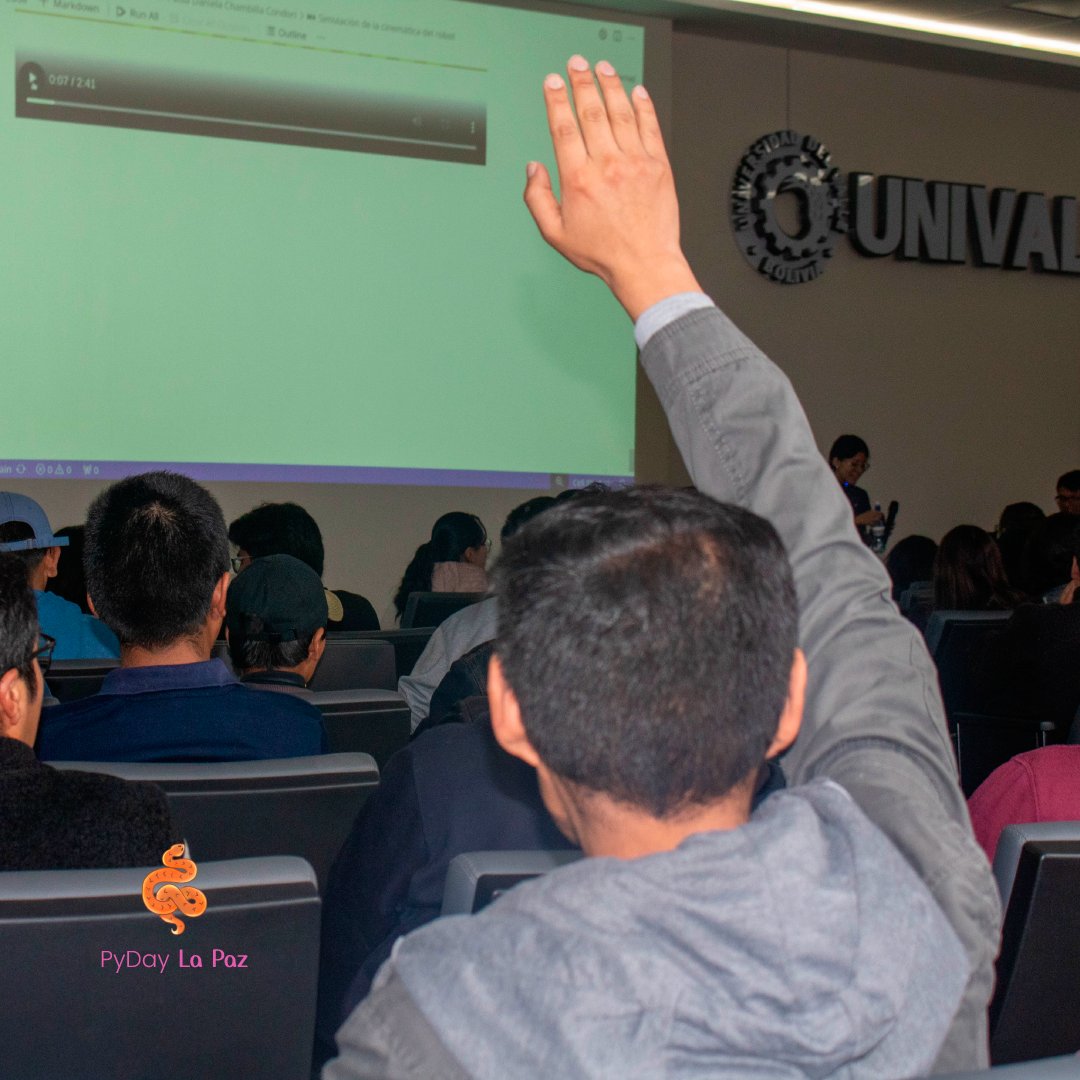 pydaylapaz's tweet image. 🙌 La mejor parte de #PyDayLaPaz2024
Ver a la comunidad interactuar, cuestionar y aprender en conjunto ✨🧠
