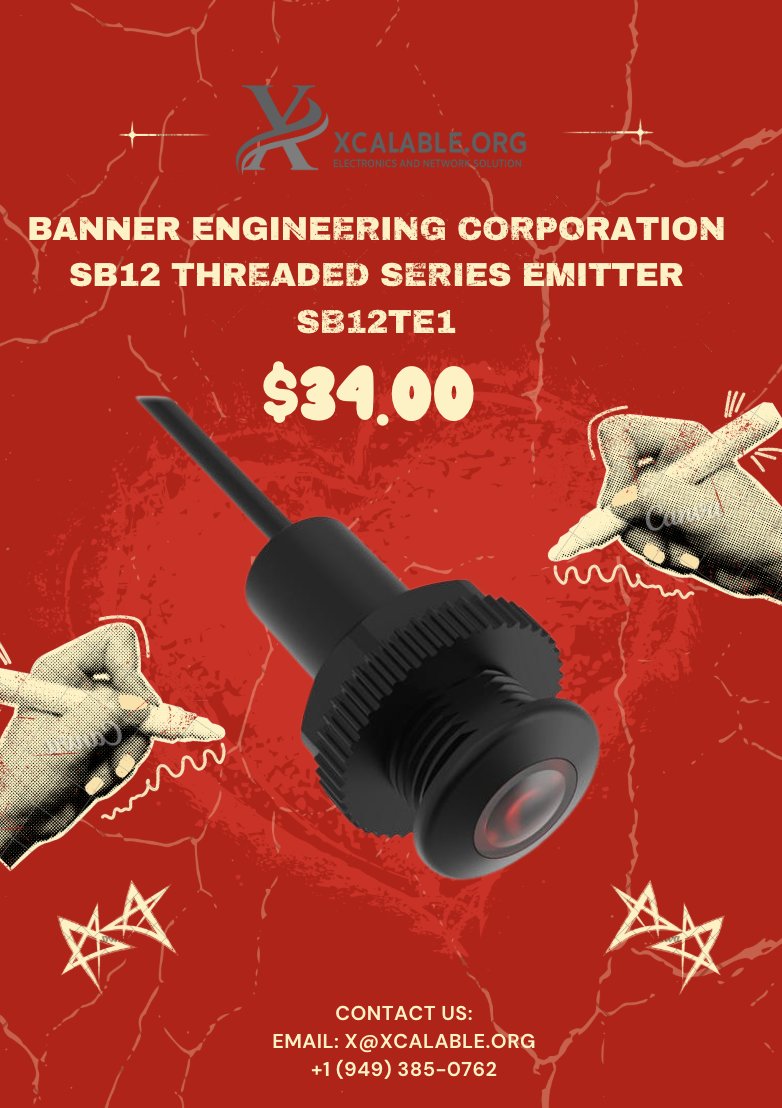 lesliexcalable's tweet image. xcalable.org/product/sb12te… – Banner Engineering SB12TE1 Photoelectric Sensor – #BannerEngineering #Automation #Sensor @eBay @Amazon @Walmart