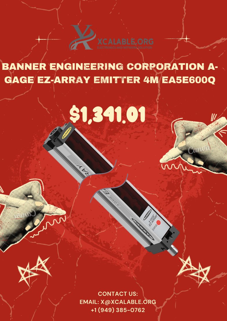 lesliexcalable's tweet image. xcalable.org/product/ea5e60… – Banner Engineering EA5E600Q Photoelectric Sensor – #BannerEngineering #Automation #Sensor @eBay @Amazon @Walmart