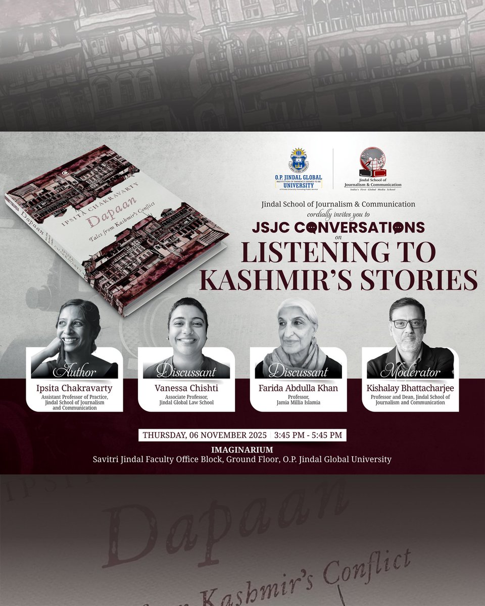 Jindal School of Journalism & Communication (JSJC) tweet media