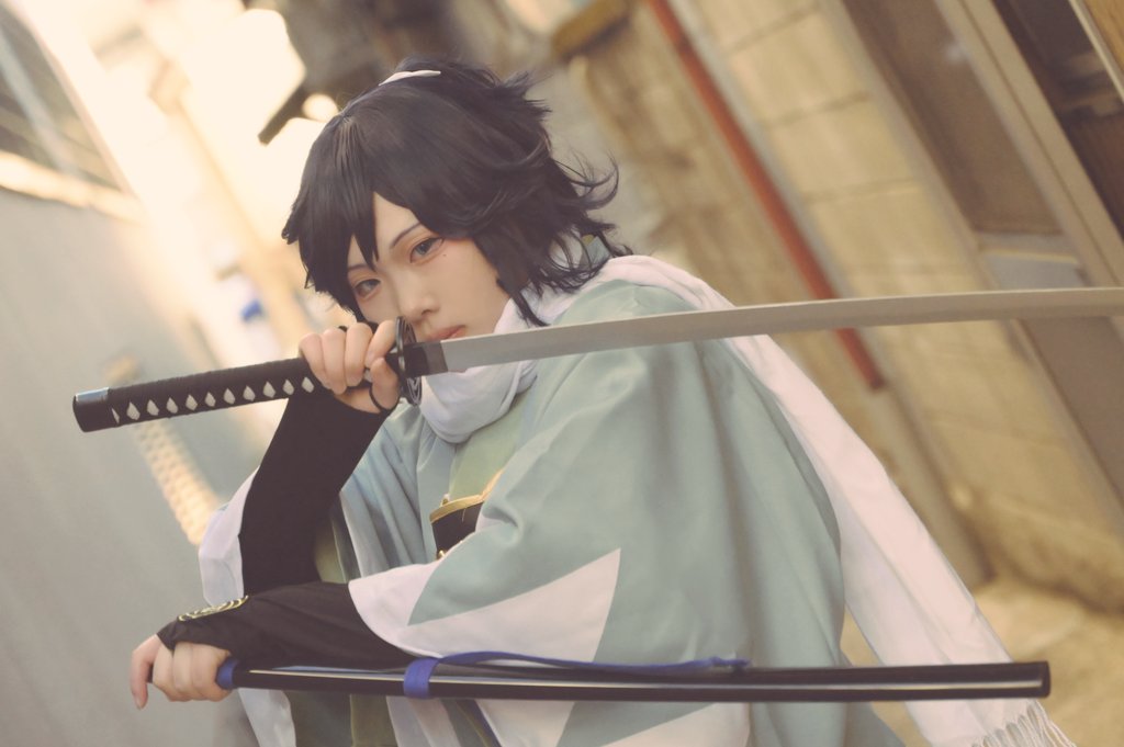 kon_kachou's tweet photo. ⚠cosplay✨
刀剣乱舞　大和守安定
『一騎打ちなら勝てると思うか？』

📸→ @SavaLiver さん✨ https://t.co/ppR7RypAtc