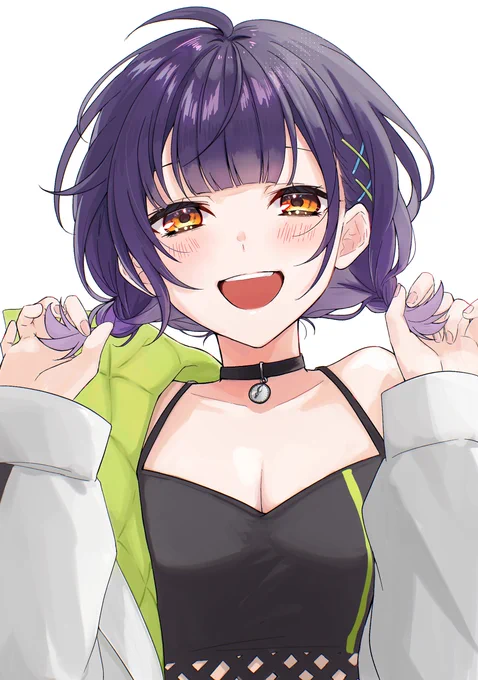#すずなあーと 三つ編みかわいい