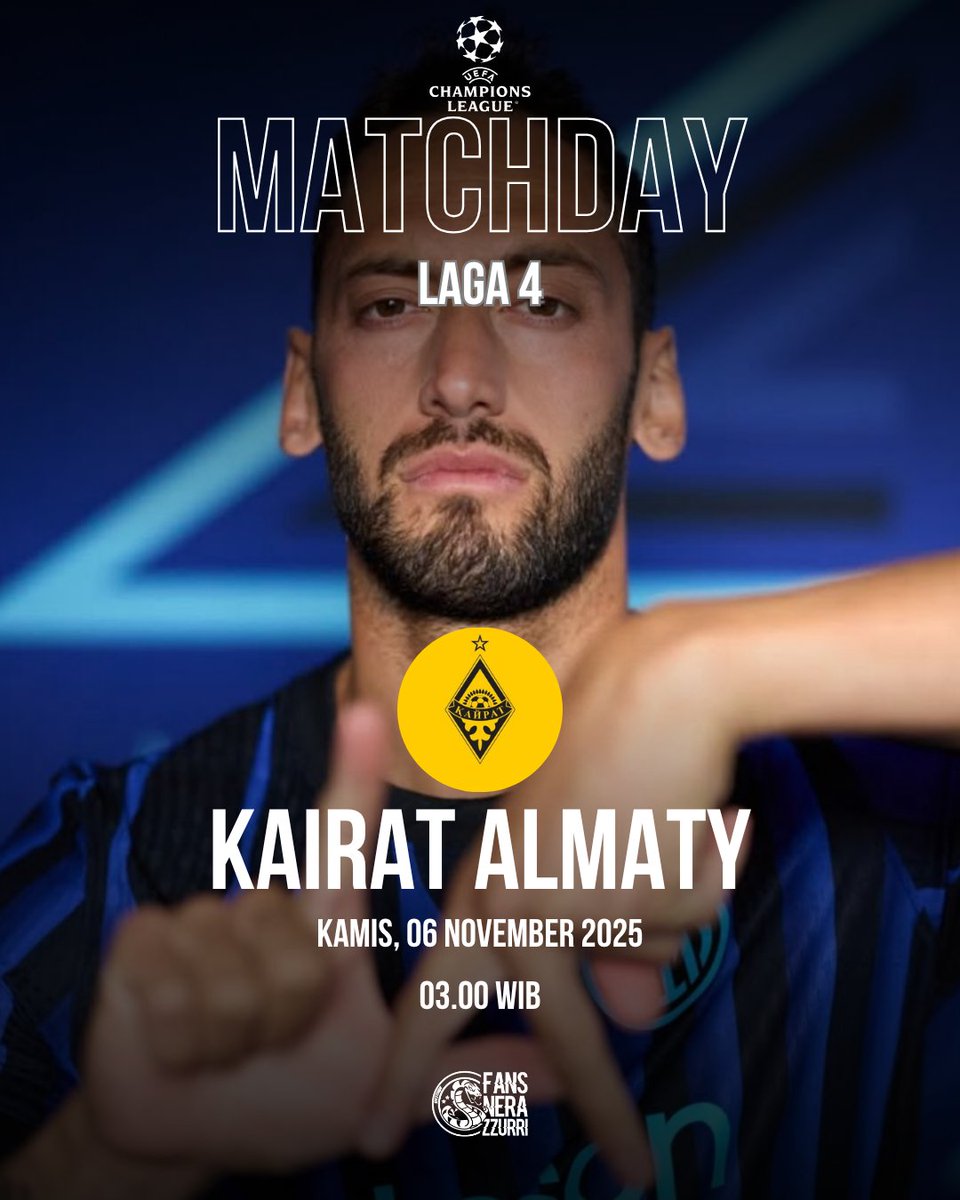 #InterDay🔵⚫

Berpeluang ambil alih puncak klasemen Liga Champions jika bisa menang dengan selisih lebih dari dua gol ~