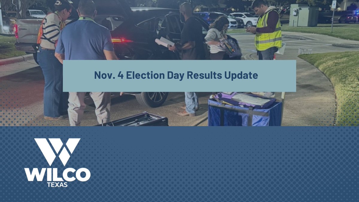 WilcoElections's tweet image. The election results have been updated on the website. View the results here: livevoterturnout.com/ENR/williamson…