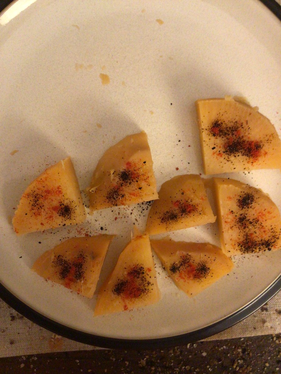 Self care for me tonight is another nice supper:  pineapple ginger pork chop, a Yukon gold potato and rutabaga.  Also having a nice bottle of Sangiovese, some chocolate ice cream and a brownie.
