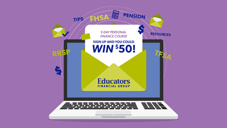 November is Financial Literacy Month! Take control of your finances with this FREE 5-day mini course, courtesy of <a href="/EducatorsFG/">Educators Financial Group</a>  Learn about financial planning, debt consolidation and more. Sign up today (and start learning tomorrow!): bit.ly/4qkwsNV. #EFGtips
