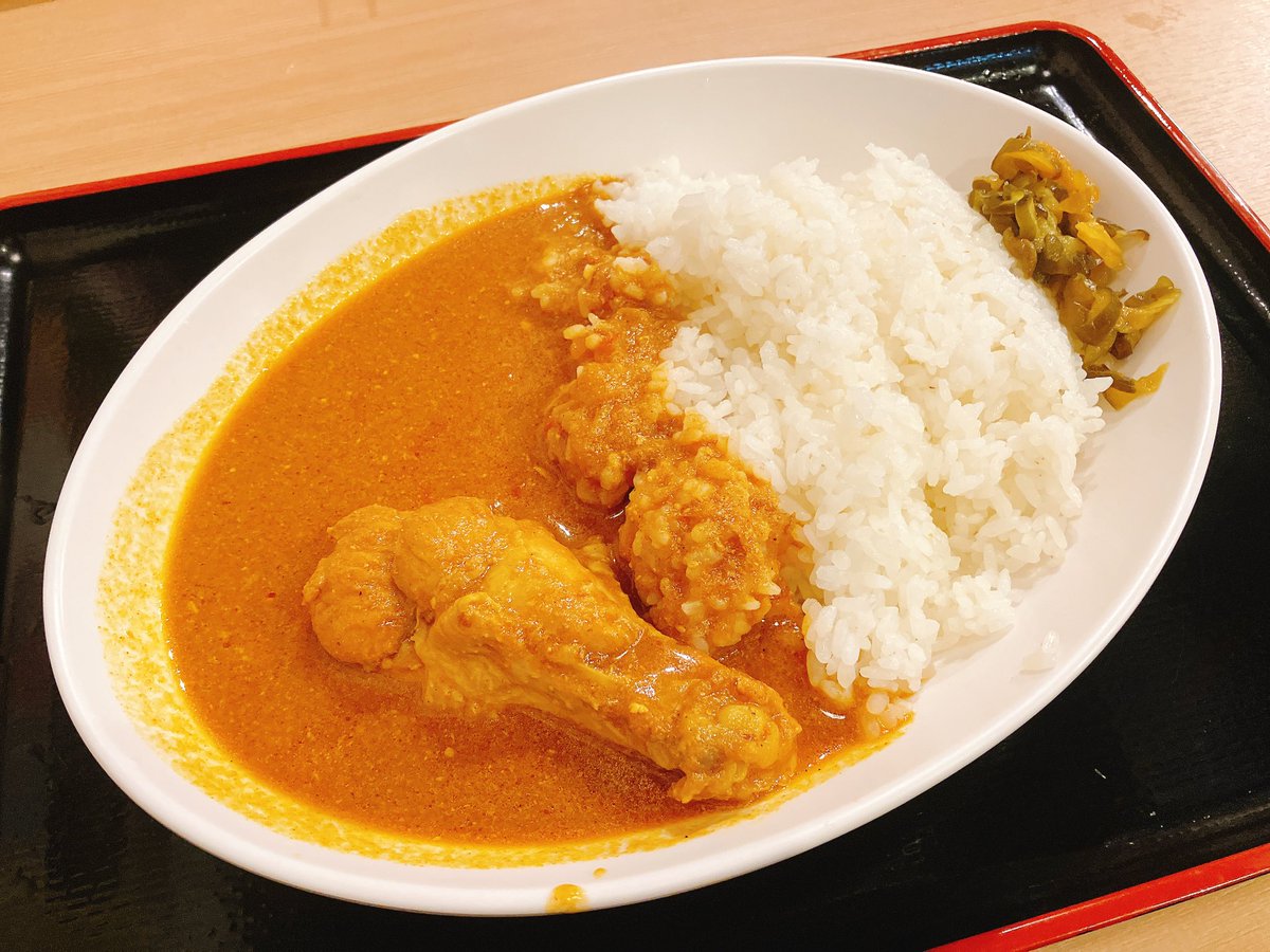 sirap_461's tweet image. よもだそばのインドカレーが予想以上に美味しかった