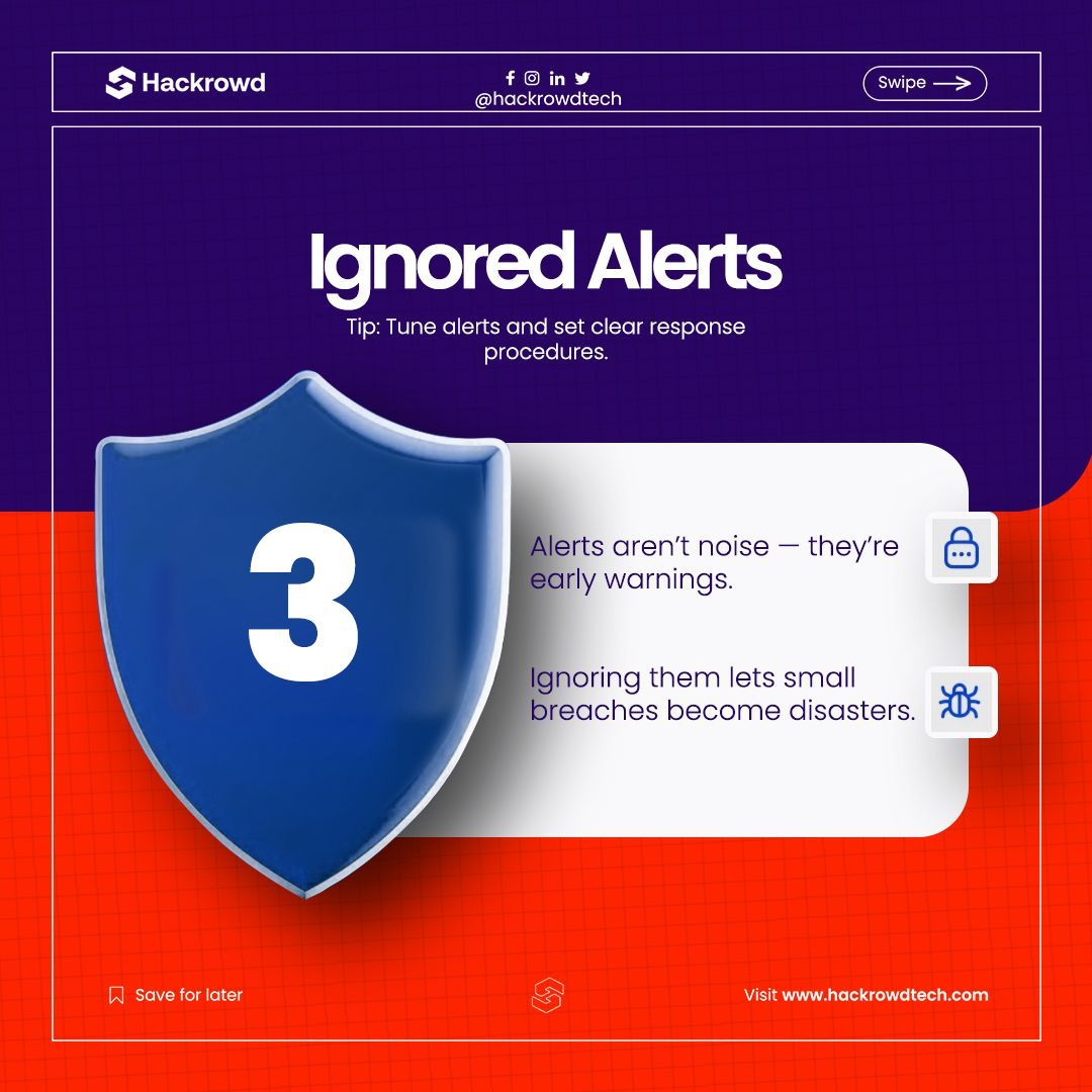 hackrowdtech's tweet image. Think your business is safe? Think again. 
Most companies only realize the danger after it&apos;s too late.

Here are the TOP 3 SECURITY MISTAKES that could be quietly putting you at risk.

Your security isn&apos;t a checkbox - it&apos;s a responsibility. 

#Cybersecurity #InfoSec #Dataprotect