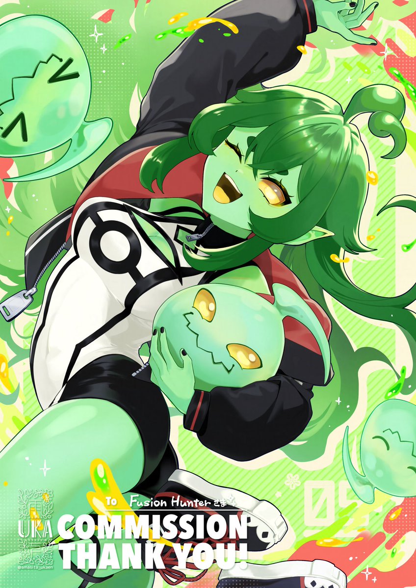 amasita_ukaen's tweet image. I drew Fusion Hunter(@Fusion__Hunter), a Vtuber, for a Skeb request!
Thank you so much for the request✨
#skeb