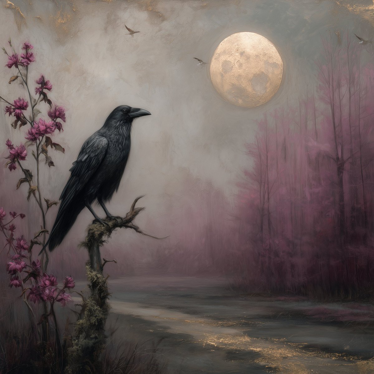 Tonight the moon hangs full and bright,
A silver guardian of the night.
Let her luminous energy flow,
Washing over all below.

May her gentle, cleansing light
Release what weighs upon you tight
Old worries, fears, and heavy loads,
All that blocks your peaceful roads.
Surrender to