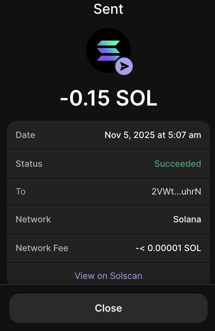 goldenkid96's tweet photo. Prize to yesterday Giveaway winner were sent 🥳

Who shall I bless with some $SOL today?

Interact with this post https://t.co/LYFi0v5OjH