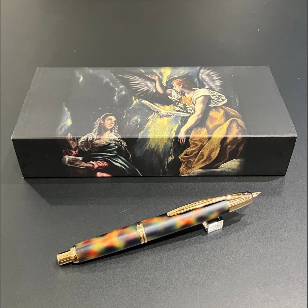 Usagiya×大原美術館 うさぎやオリジナルキャップレス万年筆 エル